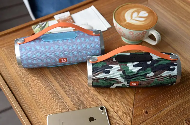 TG109 High-quality IPX4 Waterproof BT Portable Fabric Bluetooth Speaker 10 Watt Support OEM Brand Wireless Great Bass Bluetooth - ANKUX.COM