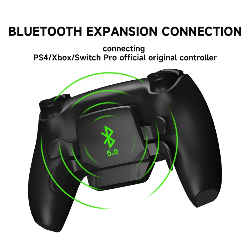 Besavior PS5 Elite Controller with Back Buttons & Thumbsticks for