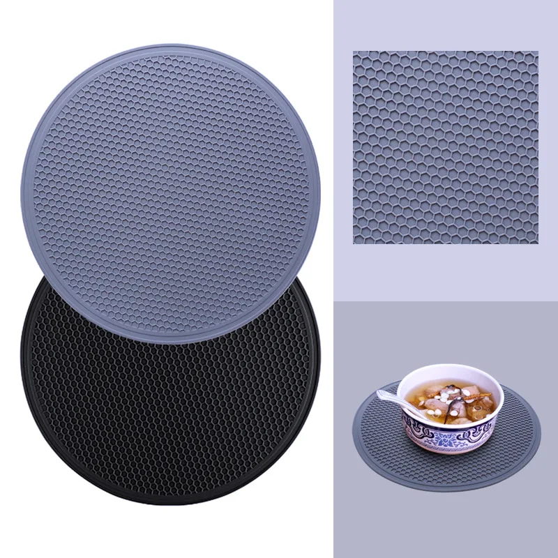 Versatile Non Stick Heat Resistant Multi Purpose Mat 12 Inch Round Dish