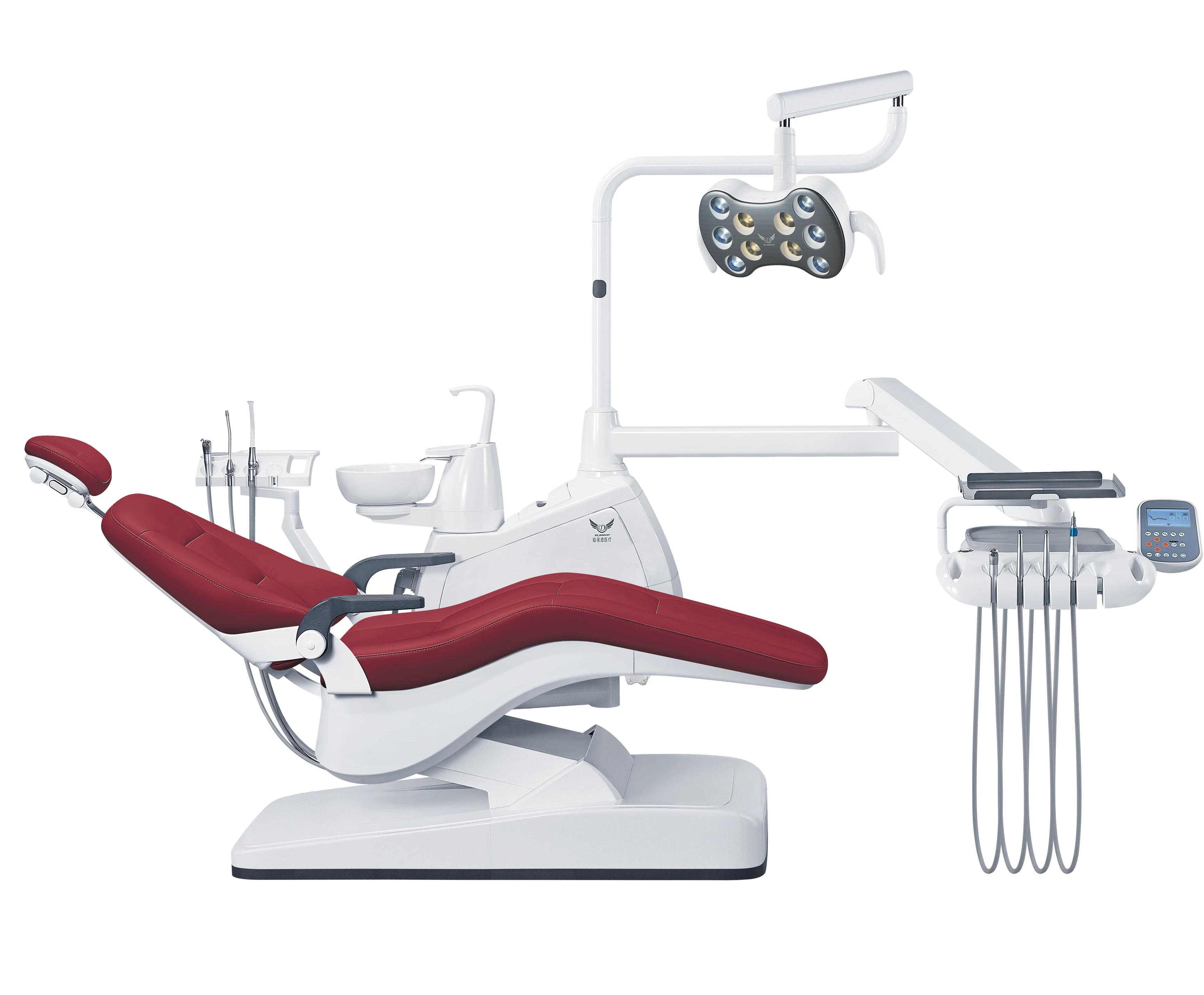 Hospital Dental Unit with Heavy-Duty Base Frame & Separate Waste Collection Cup