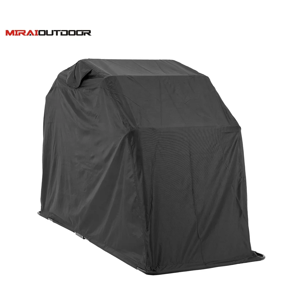 Portable Folding Motorcycle Garage Tent Cover: Waterproof Quad