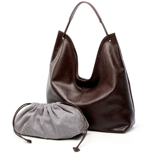 Luxury Women's Designer Genuine Cowhide Leather Waterproof Tote Handbag Top Grade Shoulder Shopping Bag Polyester Wholesale