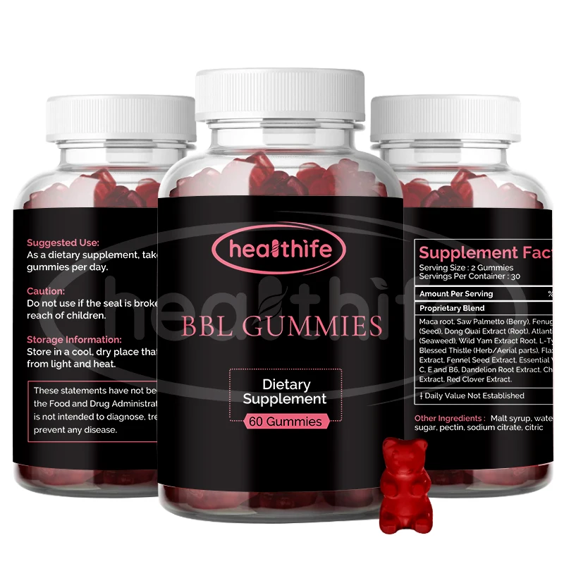Gélules BBL - Complément Alimentaire Maca & Fenugrec Pour Galbe Des Fessiers Et Hanches - Boîte De 60