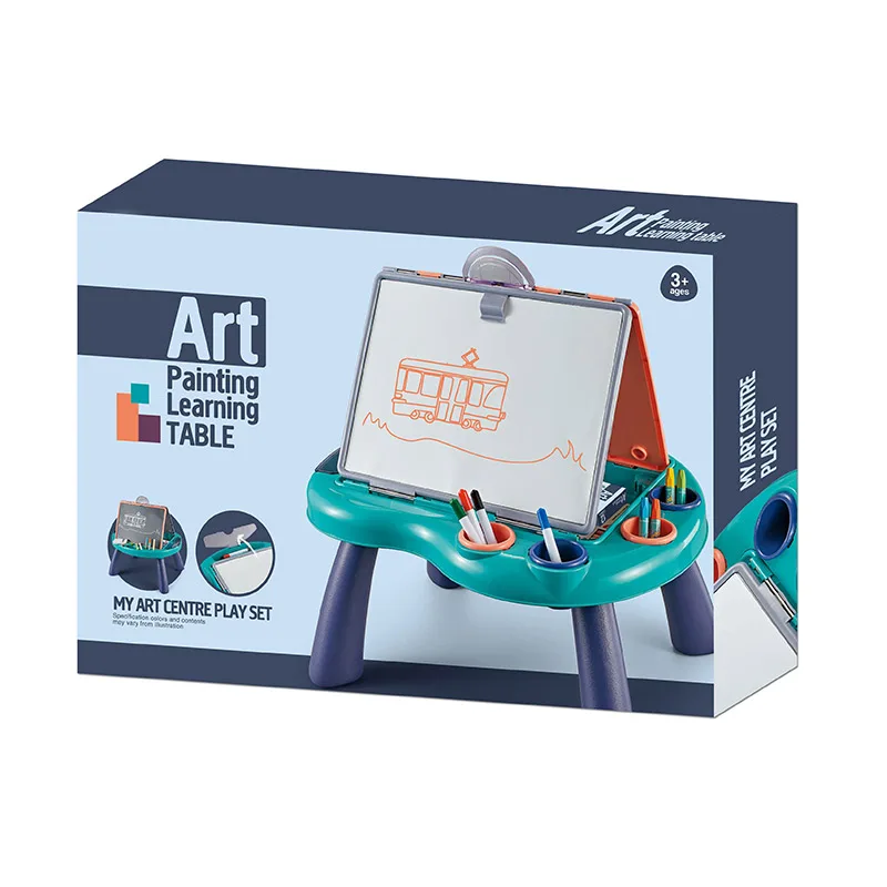 Ept Toys 2in1 Educational Art Painting Learning Table Writing Drawing
