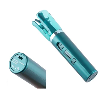 Homeuse Ink-green Color Electric Travel Automatic Miniature Perm Hair Curly Low Heat Anti-scald Vivid and Vogue Hair Curler