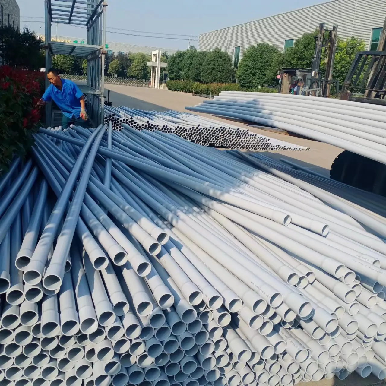 Sch40 Pvc Pipe Fittings For Potable Water Sch80 Astm 21.34mm Pipes For