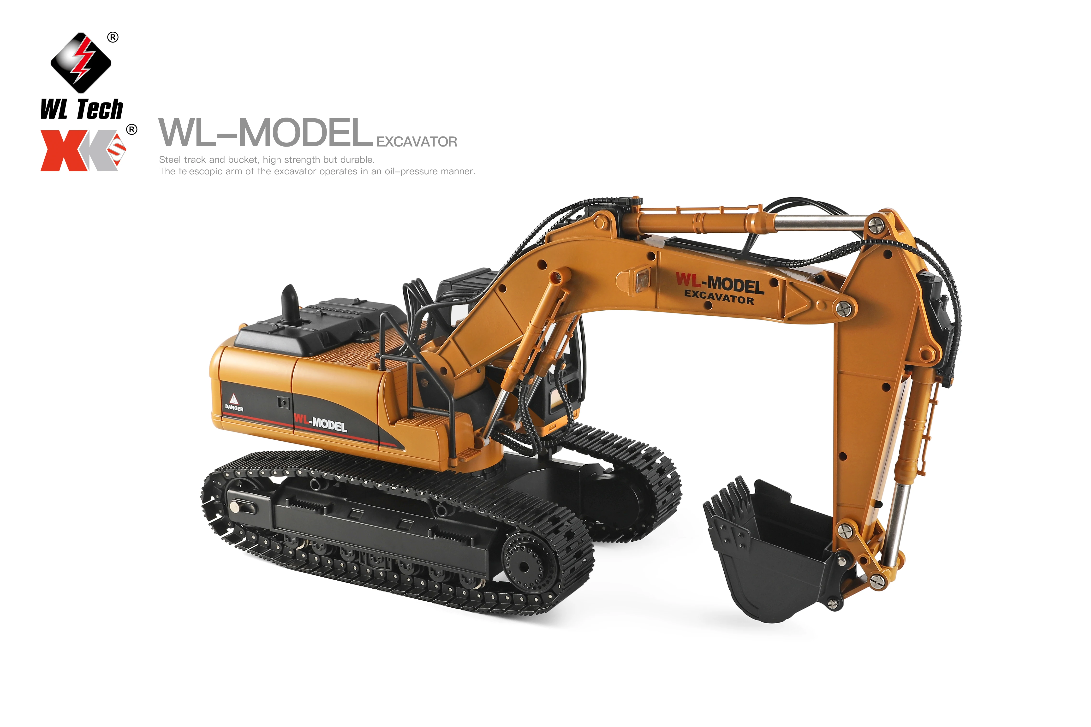 wltoys 16800 excavator ショベルカー Die-Cast Metal Wltoys 16800 RC Excavator 1/16 Scale 2.4G