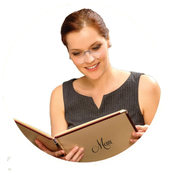 Mini Card Nose Reading Glasses Without Arms Reading Glasses Compact Reading Glasses With Nose Pads