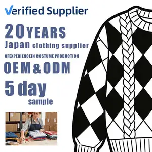 Custom Color OEM Woven Leopard Front Logo Sweater Wool/Cotton/Acrylic Yarn Quick Lead Time 500 MOQ for E-Commerce