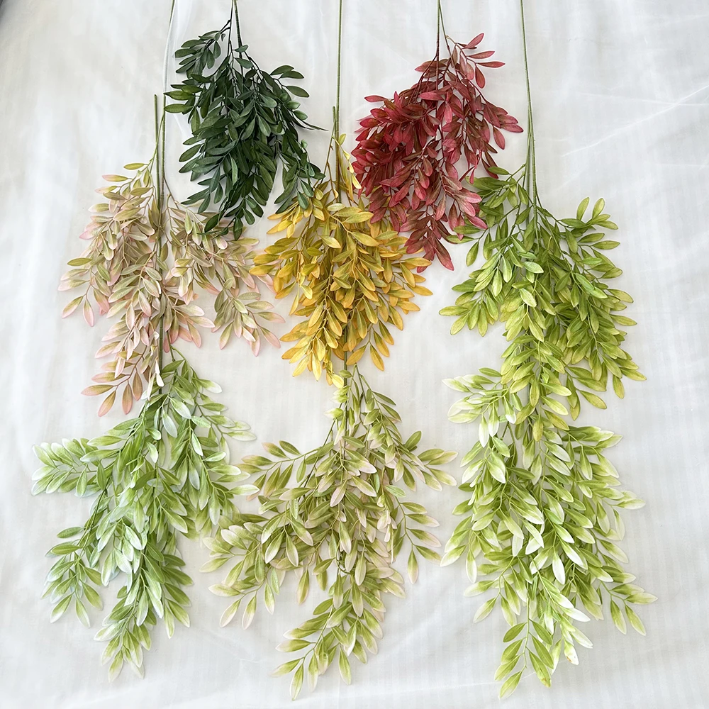 24 Ciuffi Di Erba Artificiale Alta 52 Cm, Piante Finte Grano In Plastica, UV Resistenti, Per Giardino Balcone E Decorazione Interna