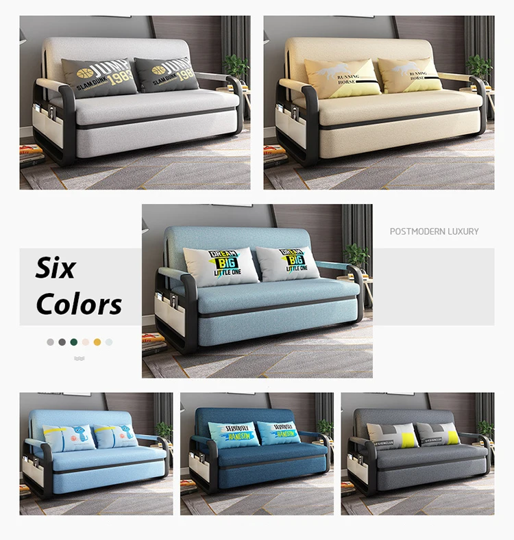 Design Sofa Come Bed Multifuncional Folding Sleeper Couch Reclinable