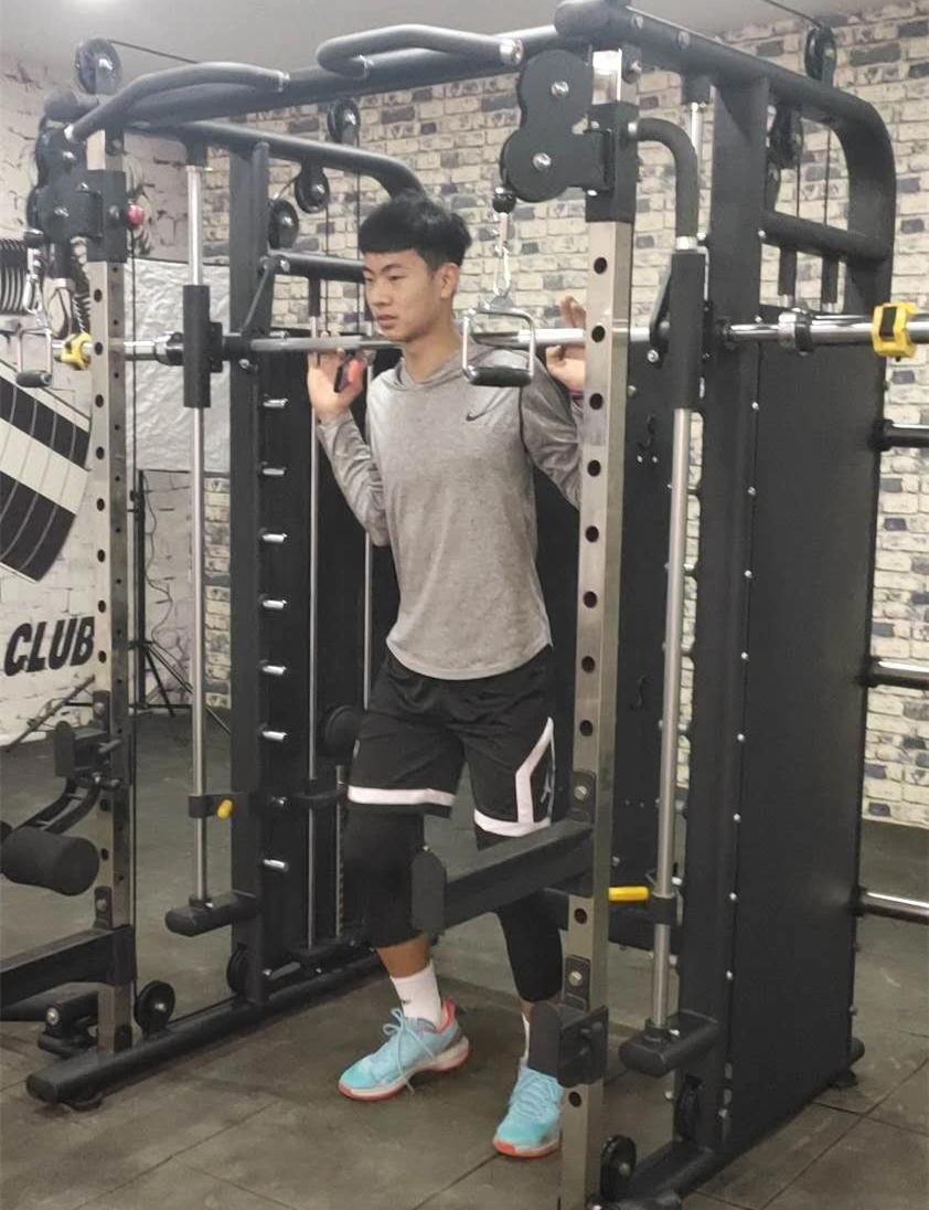 80kg * 2ウェイトスタックケーブルクロスオーバーマルチスミス