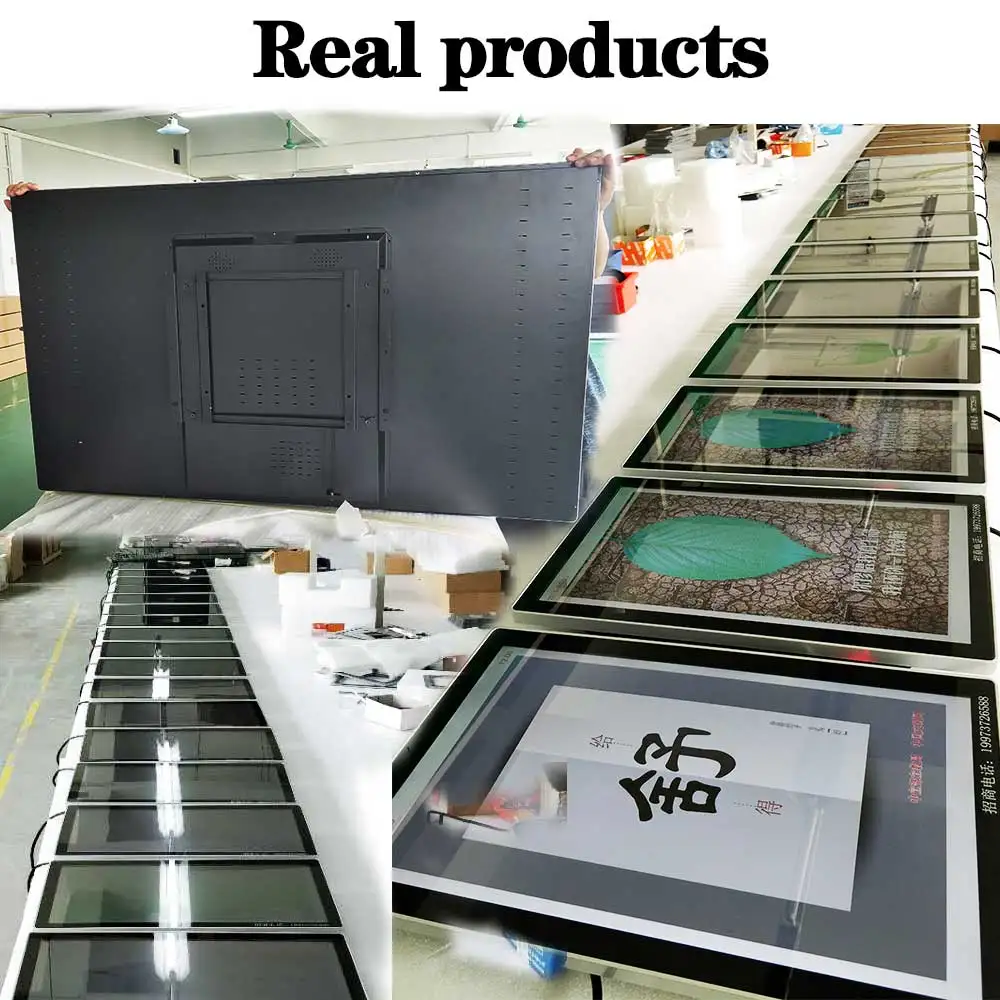 Retail Advertising Display Screen Digital Signage with Wifi Android Motherboard for Advertising Display