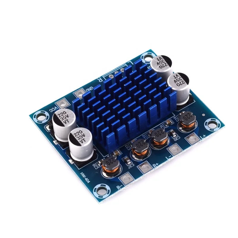 
 HW-404 HD плата цифрового аудио усилителя мощности 12V 24V mp3 модуль усилителя  