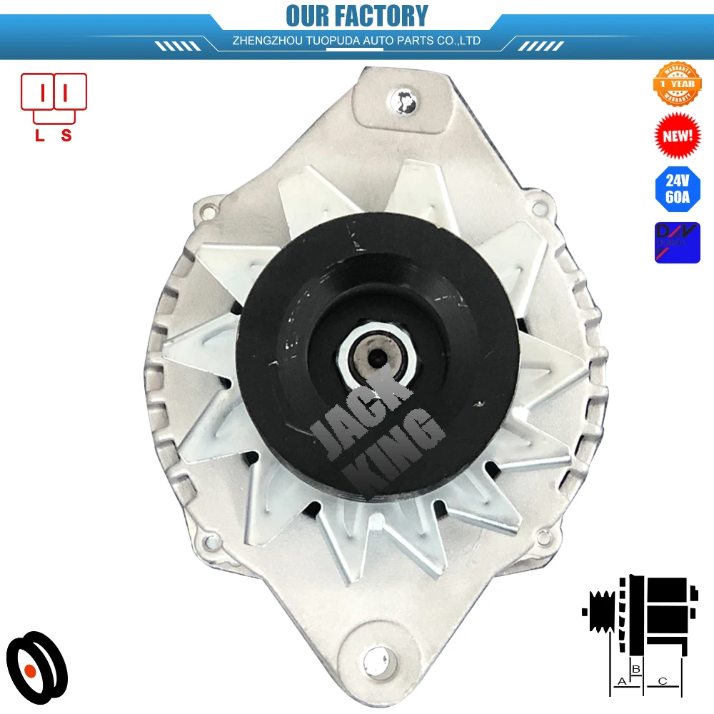 ALT0026 24V 60A Alternator for ISUZU NPR 4HJ1 - New & Reliable