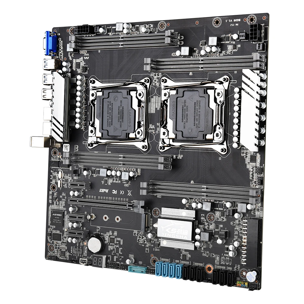 X99 2011v3 Dual CPU Support REG ECC DDR4 JINGSHA Gaming Performance ECC REG Memory Motherboard