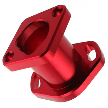 Good quality CNC machined aluminum anodized intake manifold auto parts by your drawings