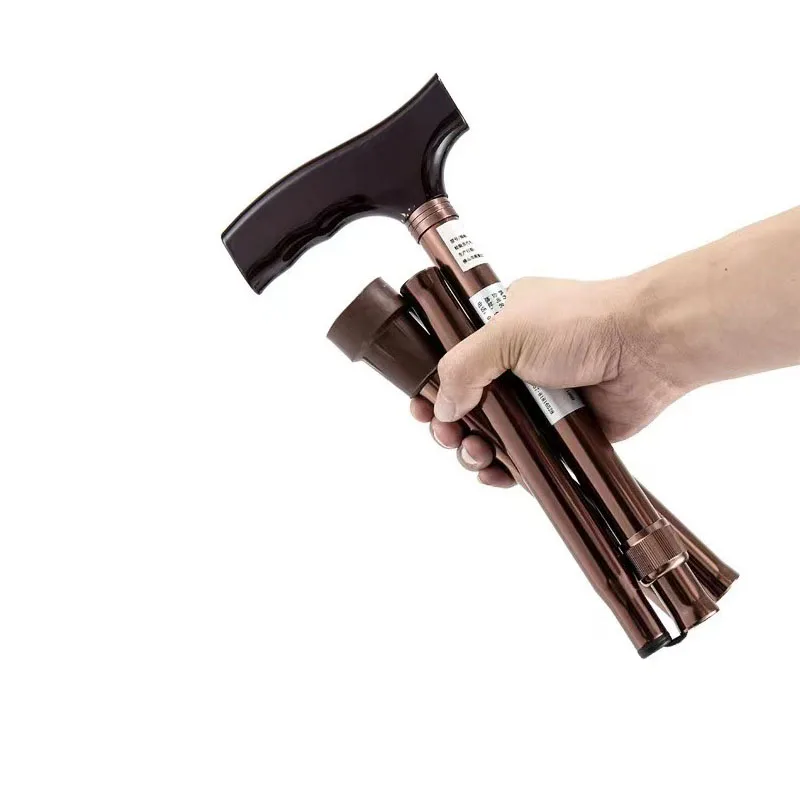 Rehabilitation Canes Adjustable Aluminium Crutches Walking Cane Stick Folding Walking Sticks