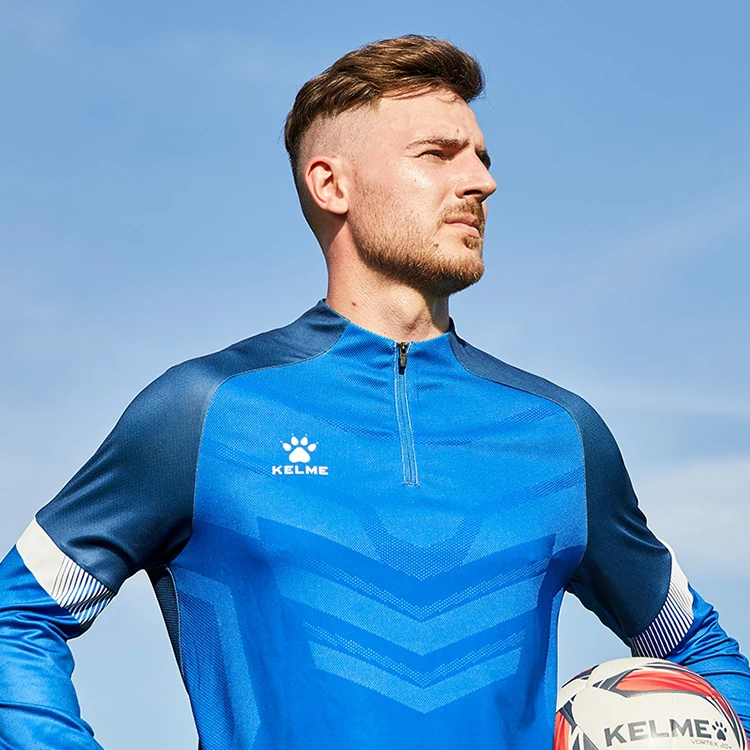 Adults Soccer Club Long sleeve football suit men's customized training Jersey 