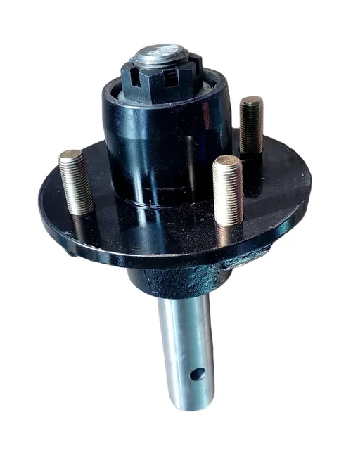 New Trailer Hub Assembly Kit 4-Bolt 4-4.0" Hub Replacement for 2000 Lbs Axles