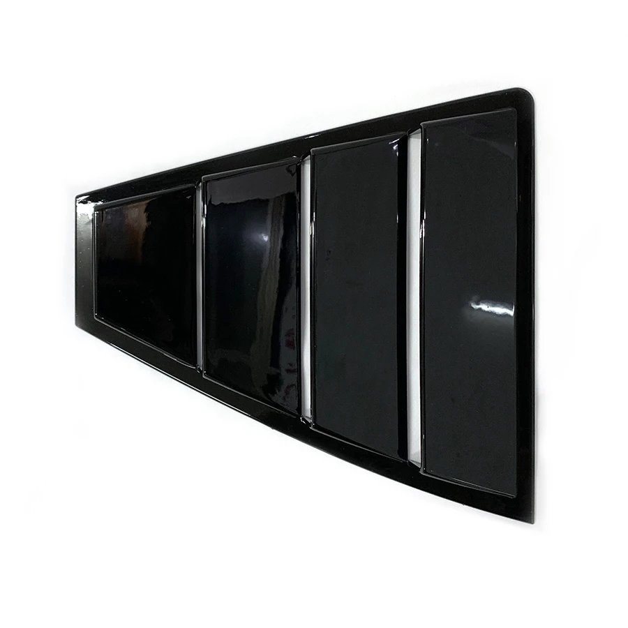 product for hyundai elantra 2017 2020 car rear window shutter cover black trim strip window louver vent trim 2019 2018 2019-6