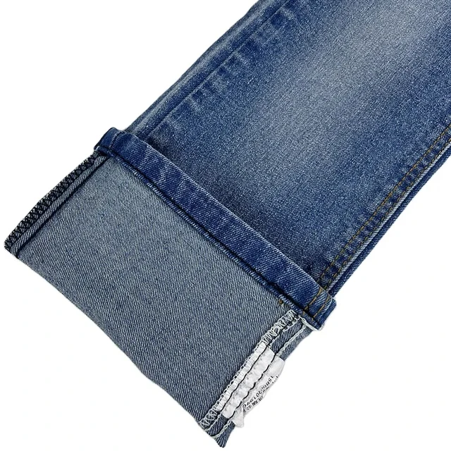 Custom Made Jean Fabric Cheap Jeans Fabric Prices Indigo Polyester Cotton Demin Jeans Fabric Manufacturer