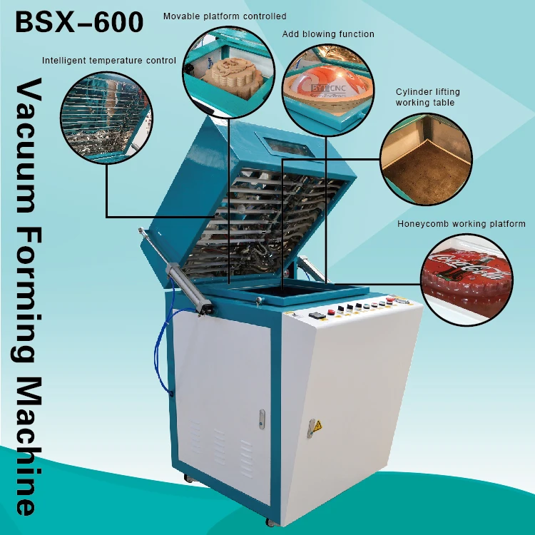 Mini Small Vacuum Forming Machine For Plastic Acrylic Pvc Pe Pet Abs