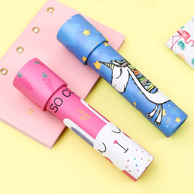 Вращающийся калейдоскоп HLC501 детские игрушки классический развивающий научный эксперимент необычный мультяшный игрушка