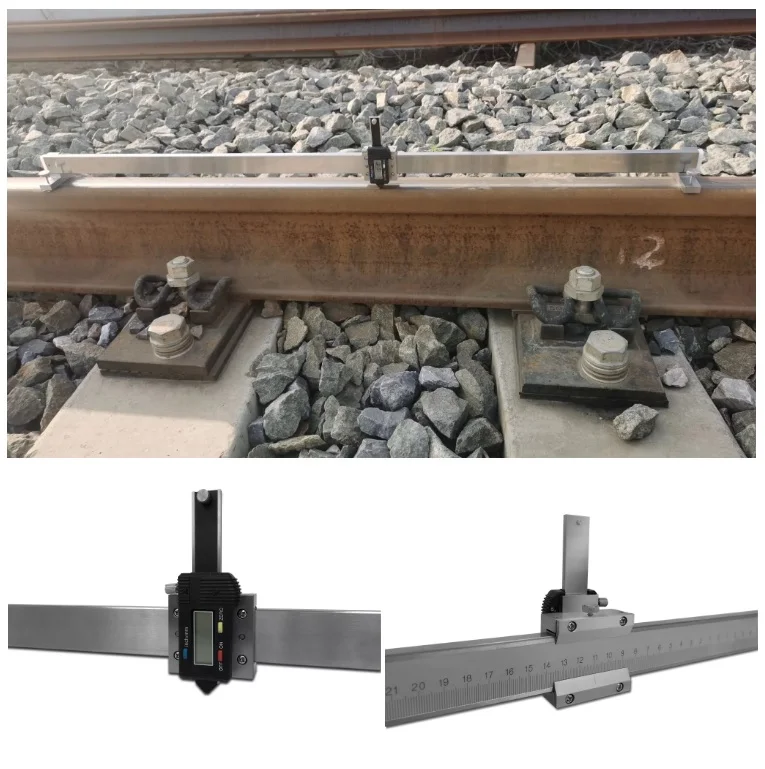 Rail Corrugation Wear Measuring Gauge digital rail measurement tools