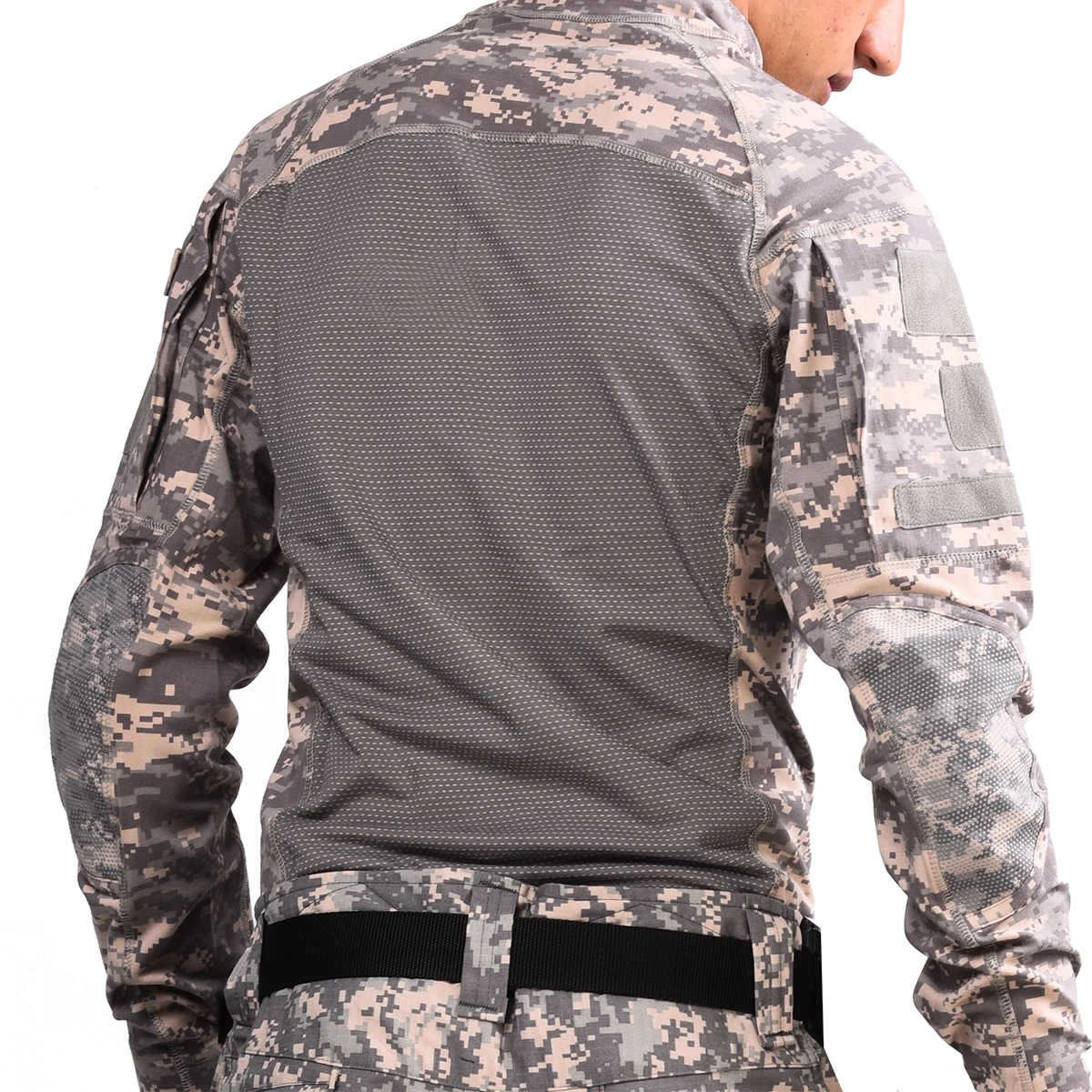 Woodland Camouflage Tactical Shirt and Pant Uniform Suit Customized Security Uniform Set Tactical Outdoor Training Uniform