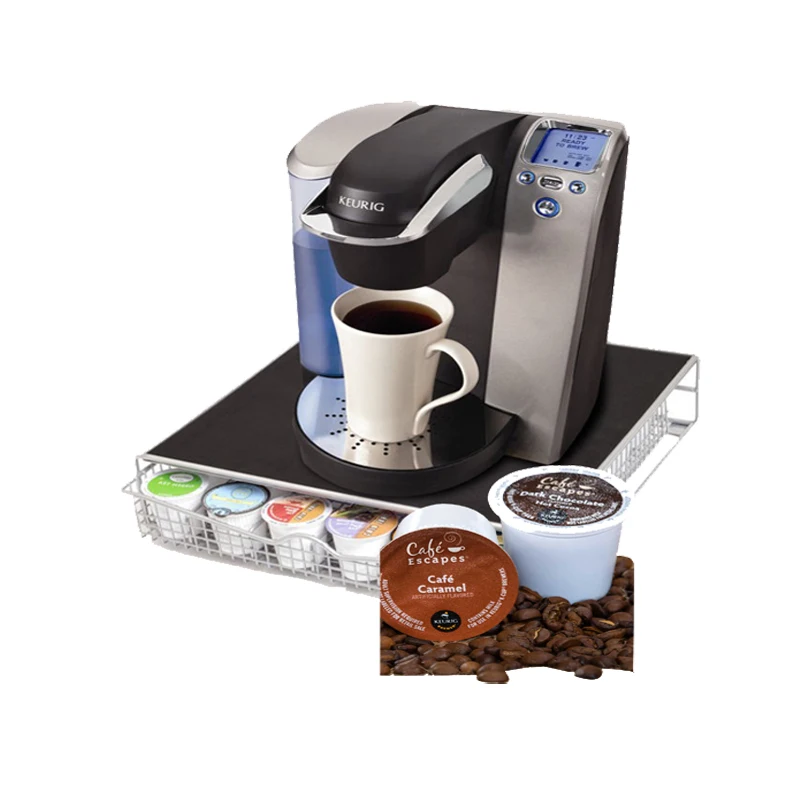 Multifunction Kcup Holder K Cup Organizer Coffee Pod Holder And Coffee Machine Holder Buy Durable Kerigue Coffee Pods Holder Keurig Cup Holder Coffee Pod Holder Drawer Kitchen Accessories Keurig Pod Holder Stand