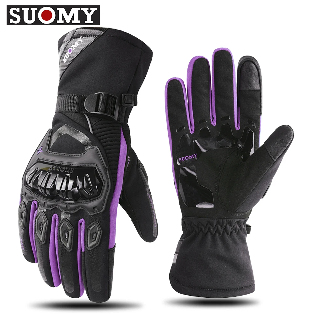High Sales SUOMY SU-17 Motorcycle Racing Glove Winter Windproof Warm - Foto 12