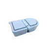 Contenedor de snacks cuadrado gris azul-2