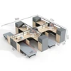 11_B cabinet with bed - Dry font four-seater
