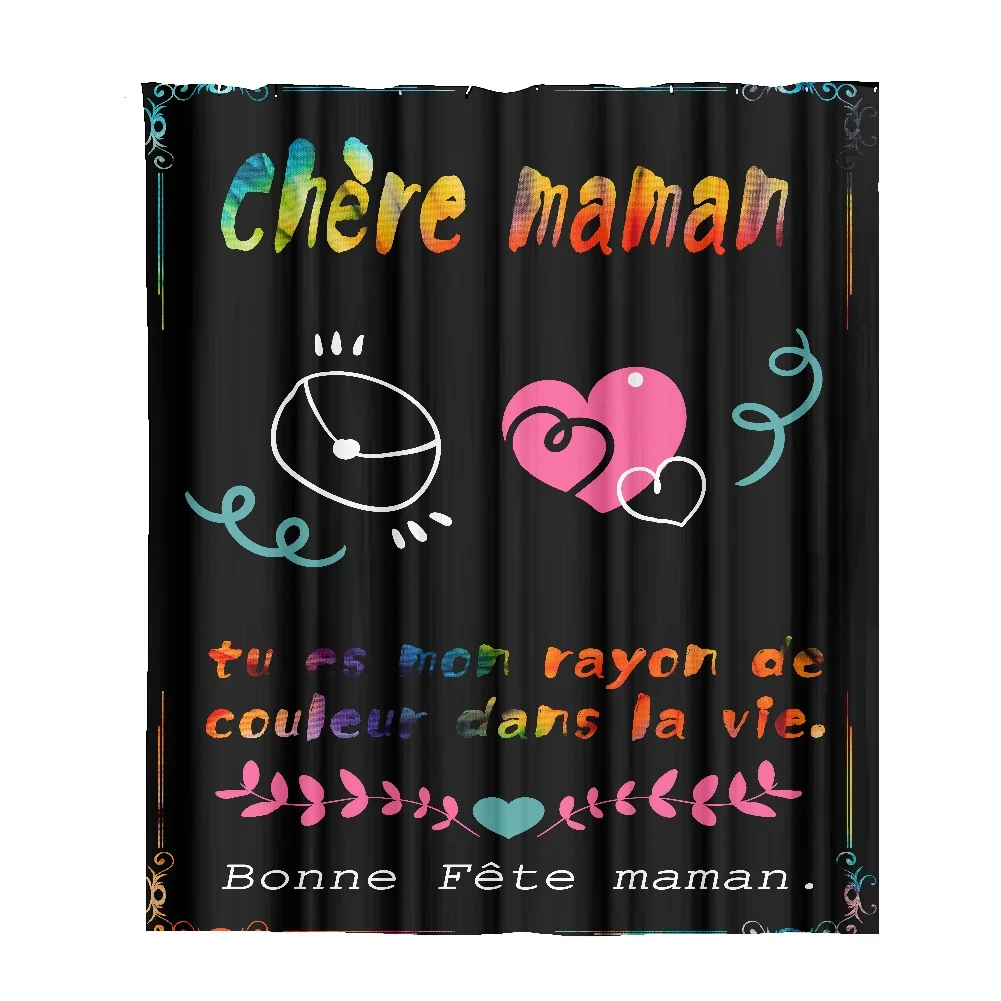 Оптовая продажа занавески для ванной комнаты с принтом