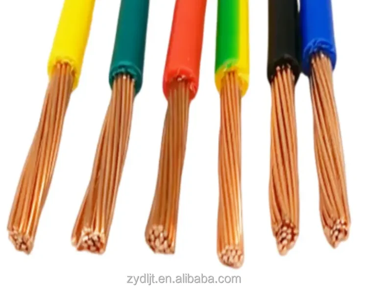 H07V-U  H07V-R  Bv Bvr 1.5mm 2.5mm 4mm 6mm Wire Copper Core Wire And cable House Wiring Construction 4mm Pvc cable
