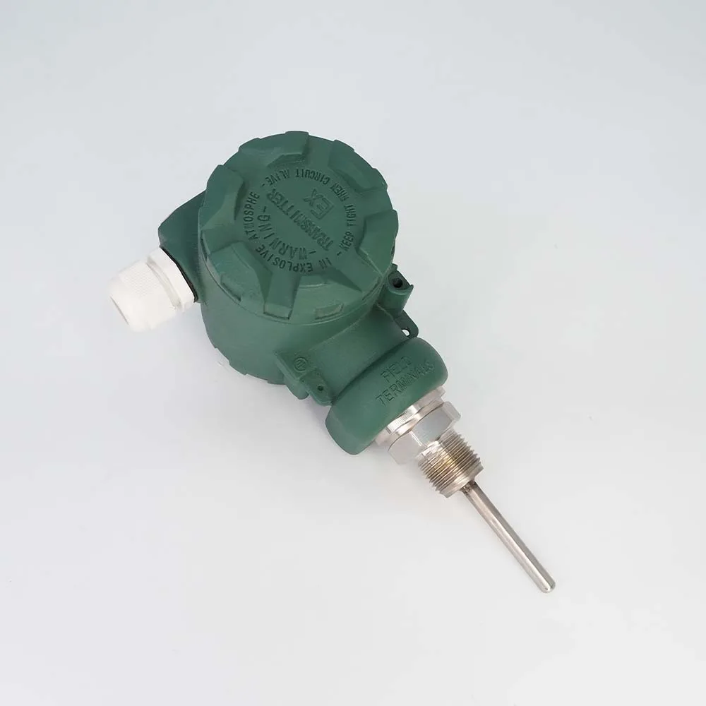Digital Display Rtd Pt100 Explosion Proof Temperature Transmitter Fuel Oil Sensor 2088 Junction Box