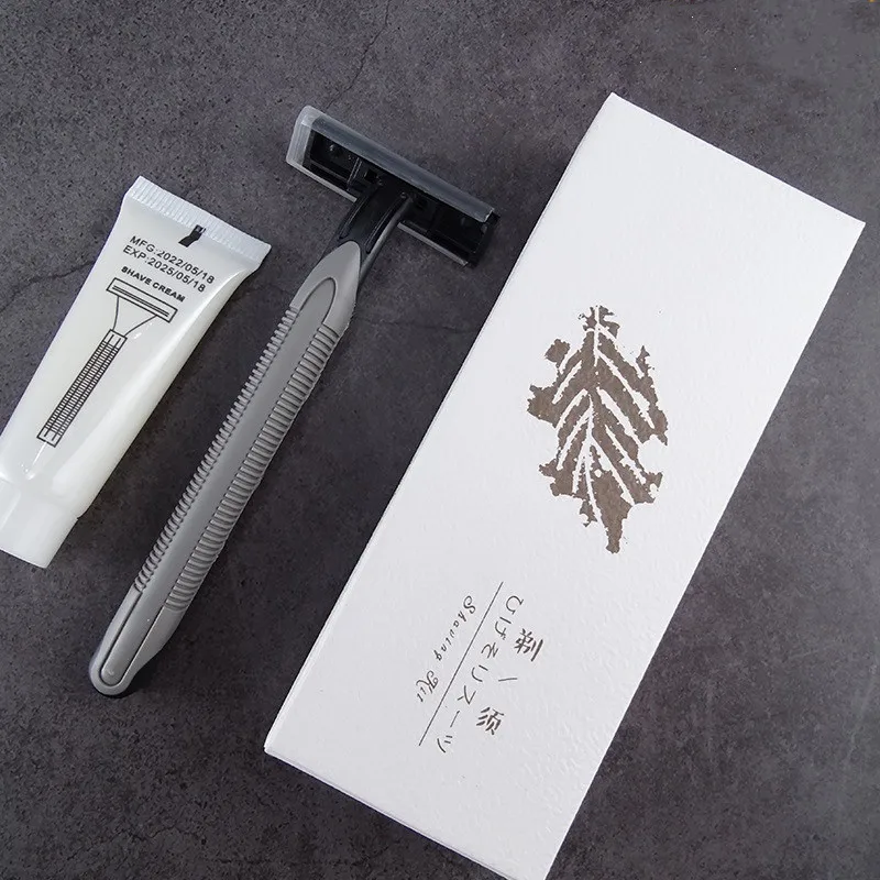 2024 New Collection Box Packing Men's Disposable Shaving Razor Kit For ...