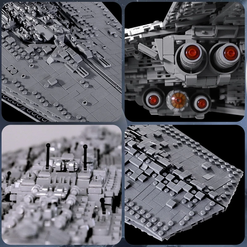  Mould King 13134 Super Star Destroyer Model Ship, Executor Star  Dreadnought Building Toy, 7588+Pcs Collectible Model Gifts, Build and Play  Awesome Building Kit for 8-12 Boys : Toys & Games