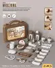 JM-0011201, set da 26 pezzi, marrone