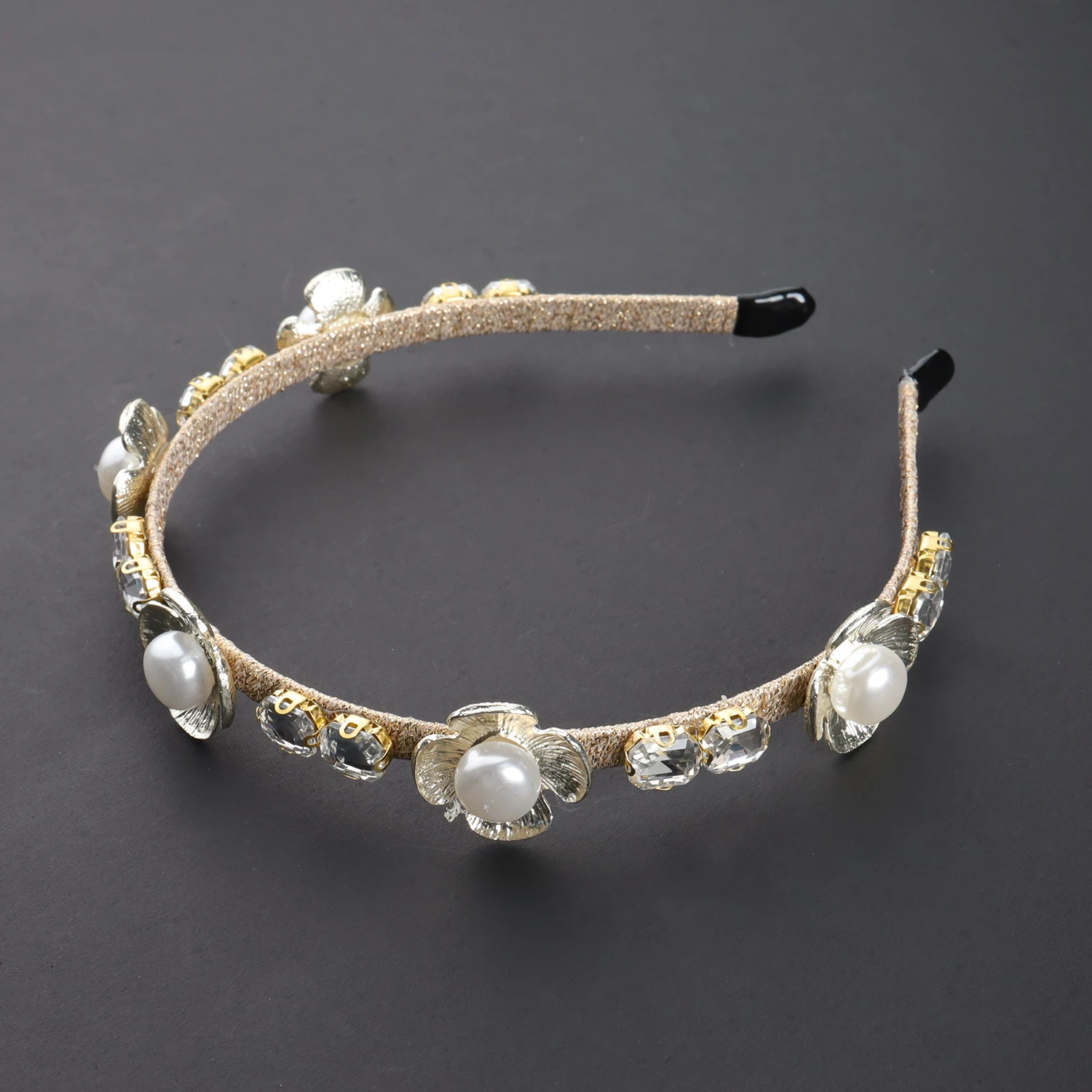 Женская повязка на голову с блестками