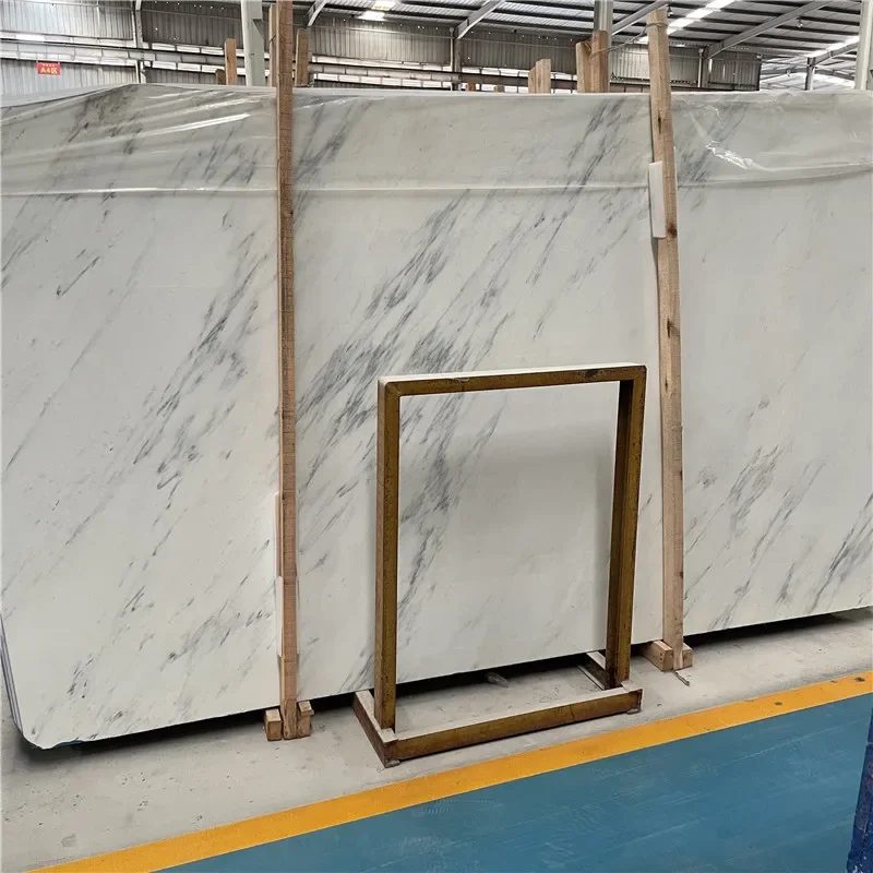 product stick china white of natural stone matte marble slab on floor tile-5