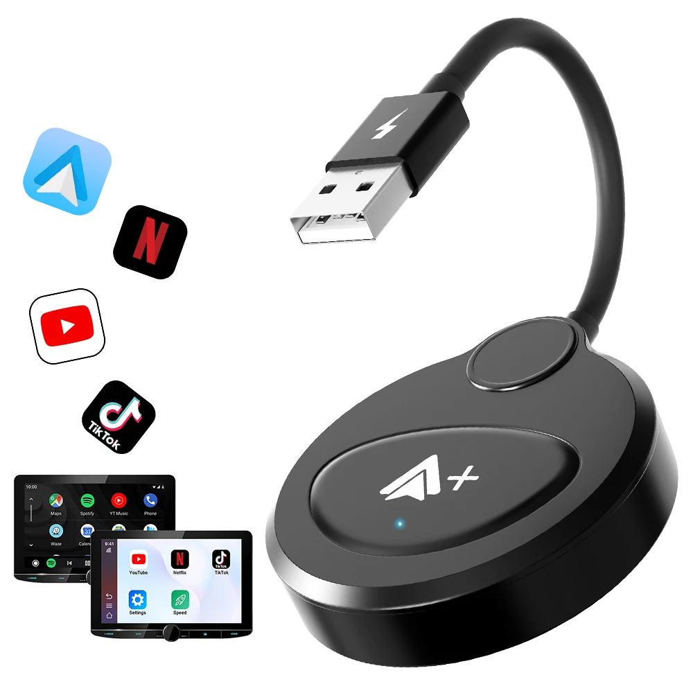 Wireless CarPlay Adapter for Android Auto – Stream YouTube