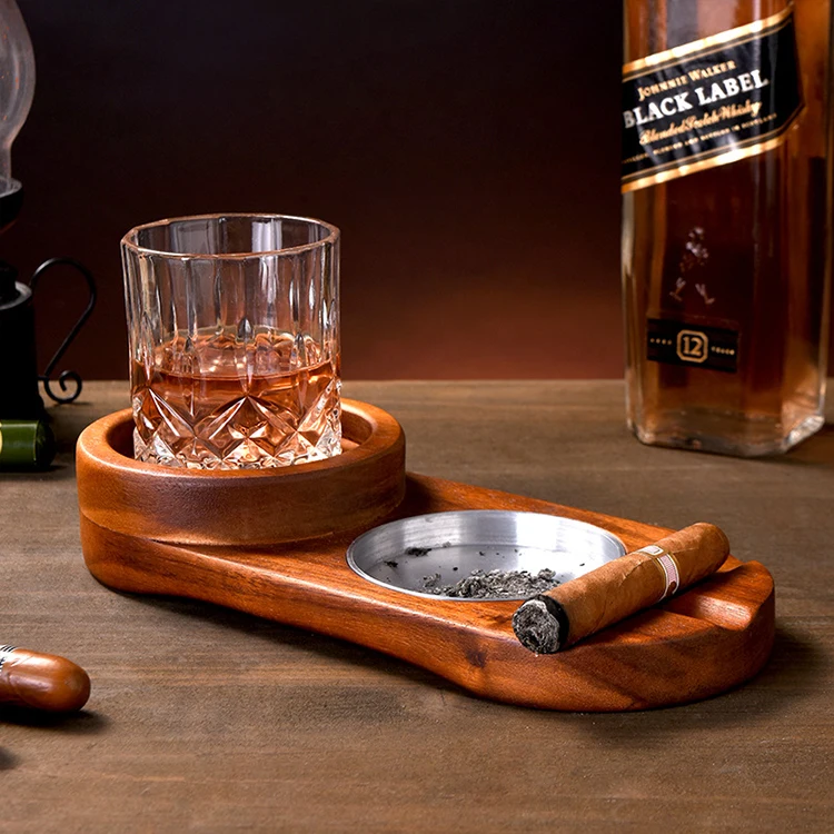 Coffret Cadeau Pierres à Whisky En Granit - 6 Pierres + 2 Verres En Cristal + Support Bois - Refroidissement Sans Dilution - Idée Cadeau Élégante