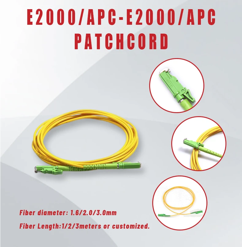 Excellent Repeatability And Interchangeability Patchcord Fiber E2000