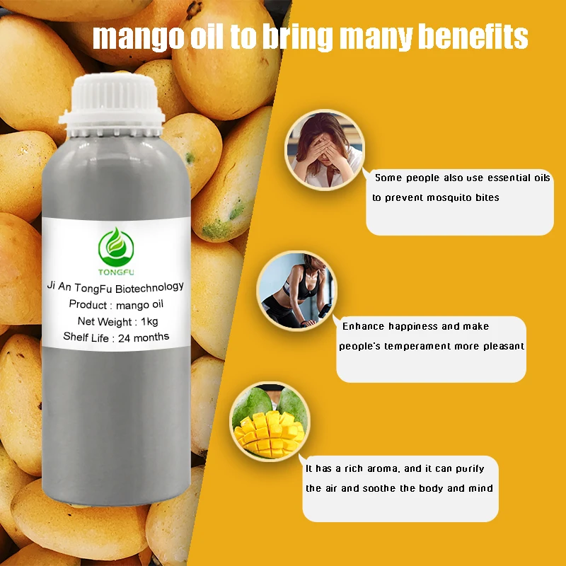 Candle Scents Oil Fruit Extract Mango Flavor Oil Mango Essential Oil for Cosmetic Cream
