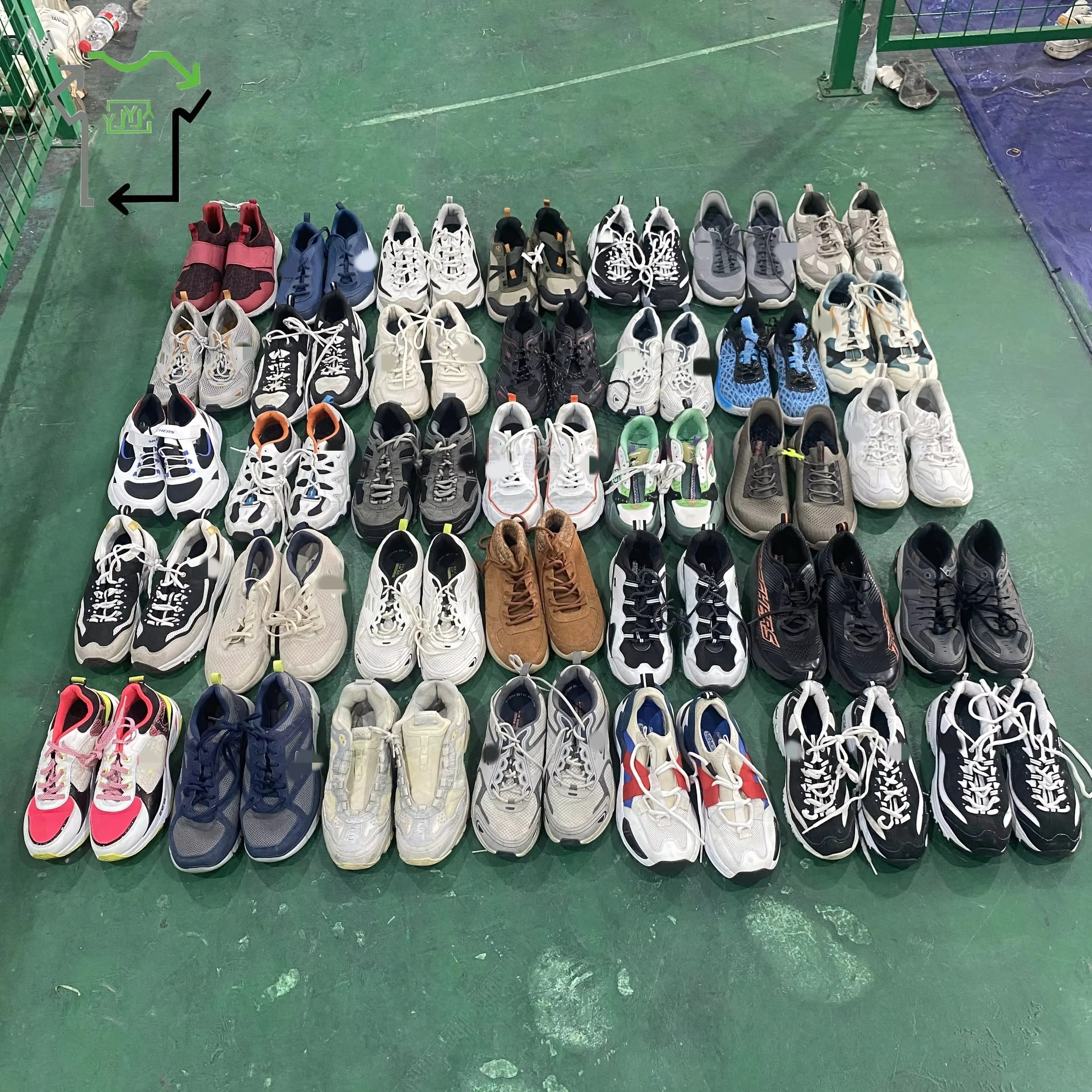 Wholesale Second Hand Skechers Casual Branded Shoes High Quality Bulk Sale  Used Shoes