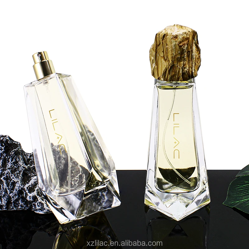 Luxury Glass Perfume Bottle 100ml Unique Design