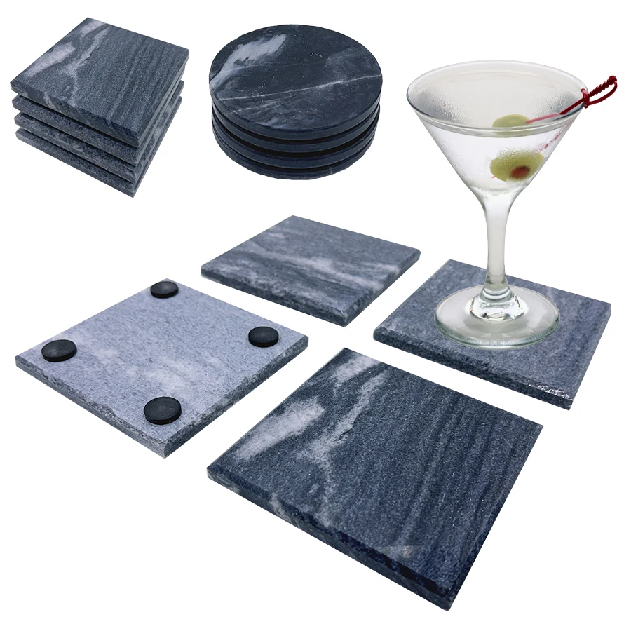 Classic Modern Marble Coaster Modern Bar Coaster Cup Mat Buy Marble
