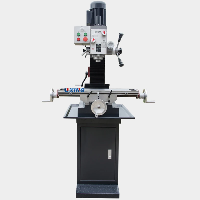 ZX32G Mini Gear Head Drive Manual Fresadora Digital Readout